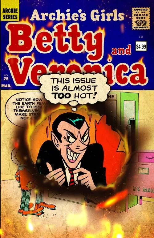 Betty and Veronica #75 Facsimile Cvr B