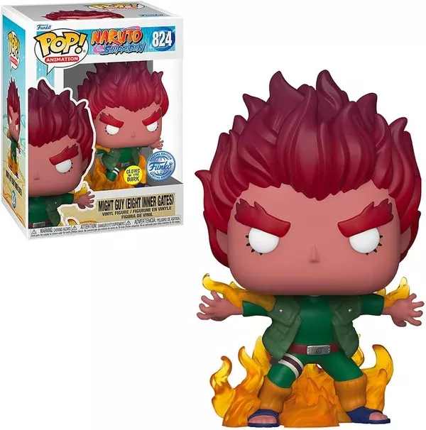 Funko POP! Naruto: Shippuden - Might Guy (8 Gates) #824 (Glow) Pop Vinyl Figure
