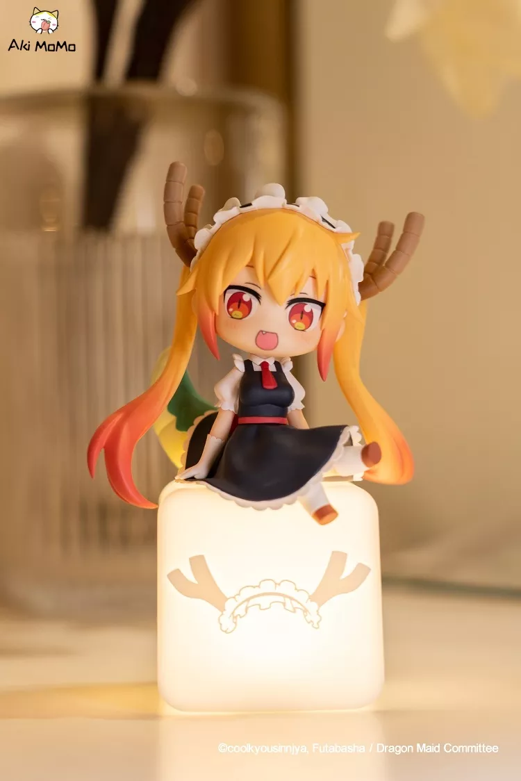(In Stock) ABC Animation Miss Kobayashi's Dragon Maid S Tohru Chibi Chara Figure Night Light Set