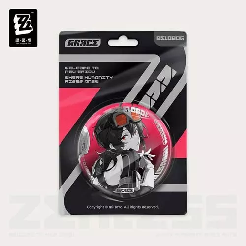 Zenless Zone Zero Grace Howard Shadow and Image Series: Reflective Badge Button Pin