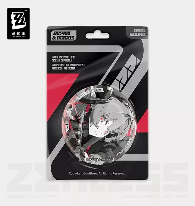 Zenless Zone Zero Orphie and Magus Badge Button Pin